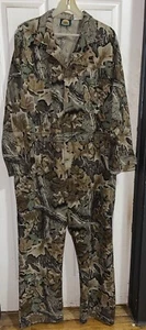 VTG USA Cabelas Advantage Timber Camouflage Coveralls Hunting Suit Mens XL - Picture 1 of 9