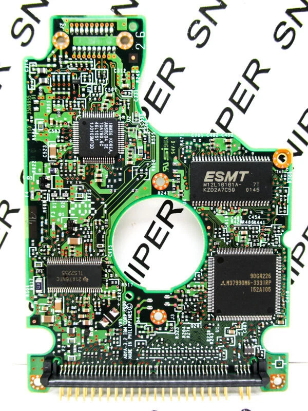 PCB - IBM Travelstar 30GB IC25N030ATDA04 IDE 07N8103 Laptop Hard Drive F80183E - Image 1 of 1