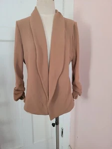 Lock and Love Women 3/4 Sleeve Open Front Cardigan Jacket Work Office Jacket - Picture 1 of 6