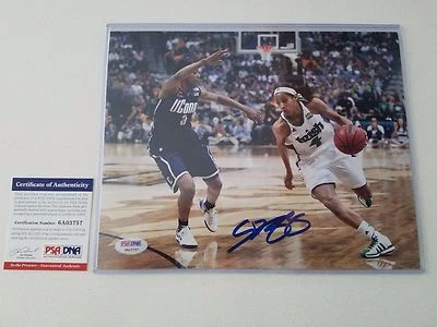 Skylar Diggins Signed 8x10 Photo AUTOGRAPHED PSA/DNA ITP COA Notre Dame   Dallas - Image 1 of 4