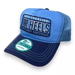 North Carolina Tar Heels New Era 9FORTY Adjustable Trucker Snapback Cap NWT - Picture 1 of 8