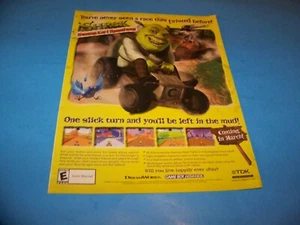 Shrek Swamp Kart Speedway Video Game Ad - Picture 1 of 2