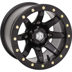 STI - HD9 Complock Beadlock Wheel 14x10 - 4/156 Bolt Pattern - 5+5 - Matte Black - Imagen 1 de 4