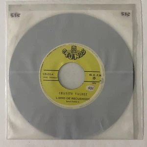 CHAYITO VALDEZ - LIBRO DE RECUERDOS - 1976 MEXICAN 7" SINGLE PLAIN SLEEVE - Foto 1 di 4