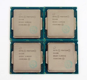 Lot 4 Intel Pentium G4400 3.30GHz LGA1151 3MB CPU Processor SR2DC - Picture 1 of 2