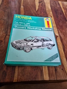 HONDA CIVIC HAYNES OWNERS WORKSHOP MANUAL 1984 - 1986 - Picture 1 of 3