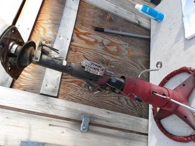 1971-1976 Cadillac Deville Automatic Tilt Telescopic Steering Column Maroon - Image 1 of 4