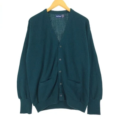 Vintage 1990'S Par Four acrylic knit cardigan made in the USA size L men's s... - Image 1 of 4