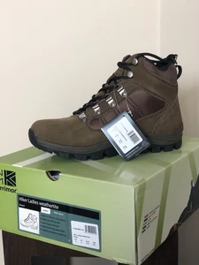 Stivali da passeggio Karrimor taglia 4 donna weathertite escursionista maglia scamosciata - Foto 1 di 8