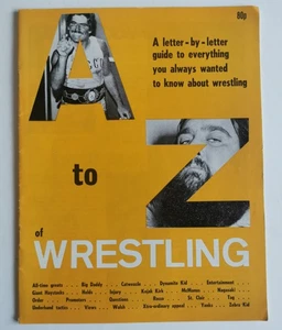 UK A to Z of Wrestling SIGNED Catweazle, Chris Adams, Tony Walsh (1978, 32pgs) - Picture 1 of 4