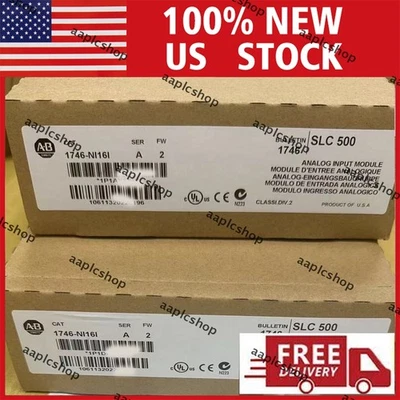 1 PC New Factory Sealed AB 1746-NI16I SLC 500 16 Point Analog Input Module US - Image 1 of 3