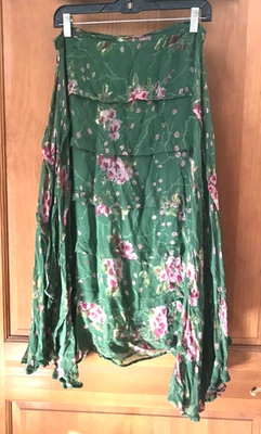 Апрель Cornell женщин Y2K 90-х Midi юбка размер M цветочный причудливый фея асимметричный - Изображение 1 из 4