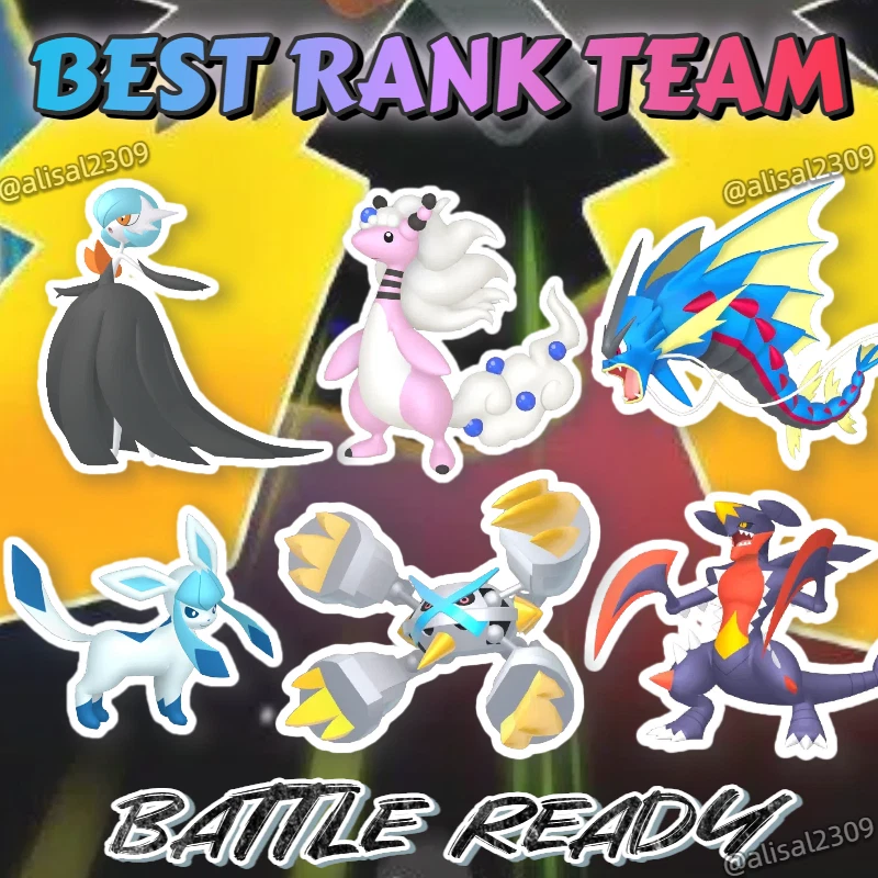 POKEMON LEGENDS ZA✨RANK BATTLE TEAM✨6IV SHINY ALPHA✨BATTLE READY MOVES MAX EVs - Image 1 of 1