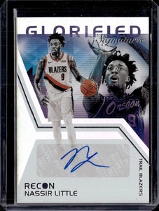 2020-21 Panini Recon Nassir Little Glorified Signatures Auto Trail Blazers (50K) - Picture 1 of 2