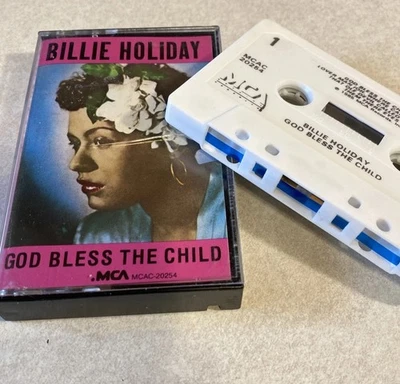 Billie Holiday ‎- God Bless The Child (Cassette, EP Compilation, 1985, MCA) VG - Image 1 of 4