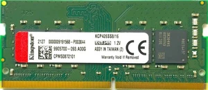 Kingston 16GB 1Rx8 PC4-21300 DDR4-2666 SDRAM KCP426SS8/16 - Picture 1 of 1