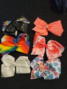 Lot Of 6 Jo Jo Siwa Bows - Picture 1 of 1