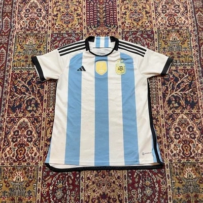 Camiseta Adidas Aeroready 2022 Selección Argentina Campeones Mundial Juvenil M Foto 1 de 4