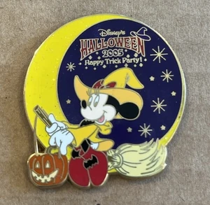 Disney Minnie Mouse Hexe mit Mond Happy Trick Party Pin Happy Halloween 2005 - Bild 1 von 3