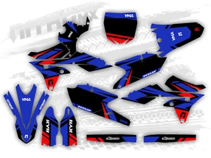 Kit de gráficos para calcomanías Yamaha YZ250F YZ 250F 2014 2015 2016 2017 2018 YZF - Imagen 1 de 1