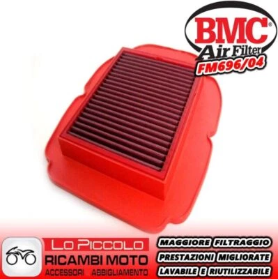 PER HYOSUNG GT 650 S COMET 2010 2011 2012 2013 FM696/04 FILTRO ARIA SPORTIVO BMC Foto 1 de 2