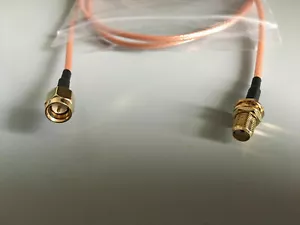 Cavo prolunga 30 cm SMA maschio a femmina antenna router aereo Wi-Fi venditore Regno Unito - Foto 1 di 3