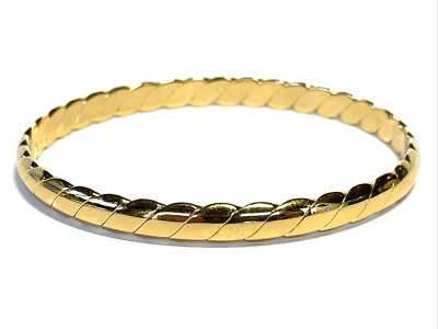 Brazalete de latón firmado Monet Foto 1 de 4