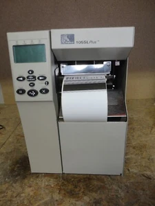 Zebra 105SL PLUS Thermal Transfer 200DPI Barcode Label Printer 203DPI * LAN USB - Photo 1/5