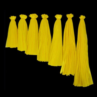 Bolsas de malla de frutas vegetales 100 piezas bolsas de red para tejer frutas bolsas de almacenamiento de cocina nuevas Foto 1 de 4