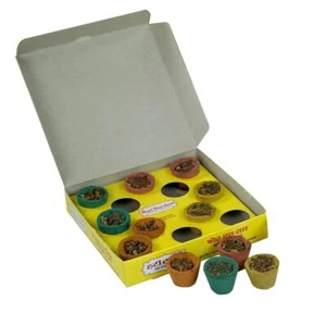 Sambrani Loban Cups Tulsi Sandalwood For Pooja Hawan Samagri 4 in 1 Pack of 3 - Picture 1 of 3