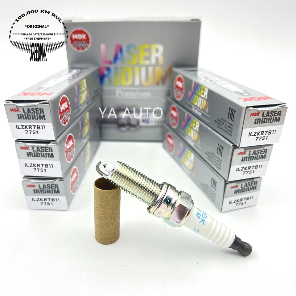 6 piezas bujías de iridio genuinas NGK ILZKR7B11 para Acura Honda RAM 12290-R70-A01 Foto 1 de 4
