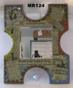 LA NEW STORY  MOSAIC WALL MIRROR, HANDMADE with a lot of BEAUTIFUL THINGS  MR124 - Picture 1 of 11
