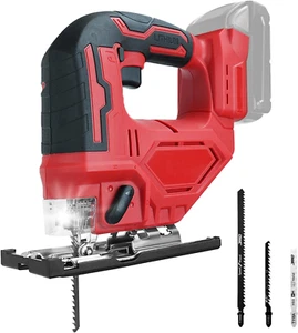 Cordless Jig Saw for Milwaukee 18V Battery, 0°-45° Bevel Cuts,Jigsaw Tool, 3-Pos - Picture 1 of 7