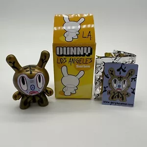 Kidrobot Dunny LA Series Gary Baseman Gold 2006 Chase 3" Urban Vinyl - Picture 1 of 2