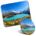1 Mouse Mat & 1 Round Coaster Big Almaty Lake Kazakhstan Travel #50244