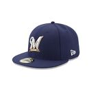 Milwaukee Brewers New Era MLB Authentic Collection 59Fifty On Field Cap 6 7/8