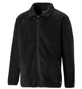 Dickies Workwear Seville Full Zip Unisex Fleece Jacket JW82015 Black Small