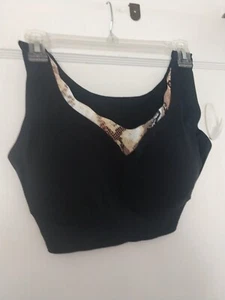 NWOT RHONDA SHEAR  INVISIBLE BODY BRA BLACK 1X - Picture 1 of 3