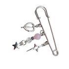 Fish Star Shells Pendant Brooch Sweater Pin Clothes Jewelry Fashion Accessories