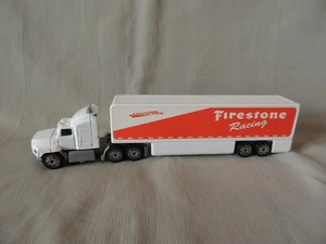 Collectible car matchbox Mattel 1991 Ford Aeromax truck & trailer - Picture 1 of 10