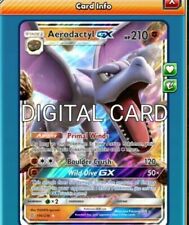 Aerodactyl GX ULTRA RARE 106/236 Pokemon Sun Moon Unified Minds TCG Card  Holo NM