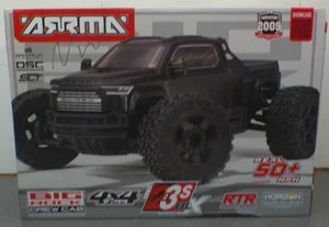 ARRMA Big Rock 223S BLX Crew Cab 4X4 Black ARA4312V4T1 - Picture 1 of 3