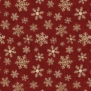 Tela Feline Drive A JINGLE BELL CHRISTMAS Copos de Nieve - Cuarto Graso (18x22") FQ - Imagen 1 de 8