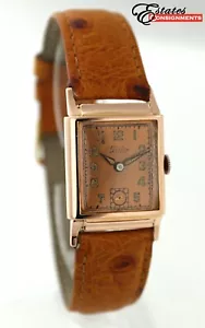 Orologio da uomo Vintage Mido Oro Rosa 14k 17 Gioielli - Foto 1 di 10