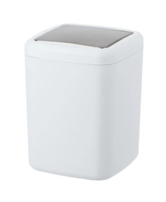 WENKO Schwingdeckel Müll Eimer 3 L Barcelona Abfall Kosmetik Bad Gäste WC Küchen - Bild 1 von 4