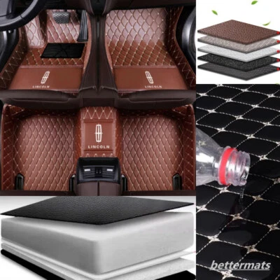 Para Lincoln MKC MKS MKT MKX MKZ Alfombrillas de Coche Alfombras Impermeables Auto Liner Pad Foto 1 de 4