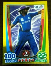 INDIA RARE DLF IPL TOPPS 2012 CRICKET ATTAX CARD LASITH MALINGA PURPLE CAP