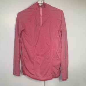 Athleta Fastest Track Seamless Long Sleeves 1/4 Zip Top Women’s  Size Large - Picture 1 of 7
