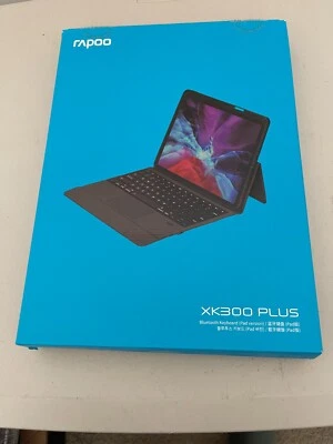 RAPOO Ipad Keyboard Case with Trackpad, Bluetooth Keyboard for 12.9-Inch Ipad 4T - Image 1 of 4