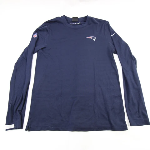 New England Patriots Nike NFL On Field Apparel Dri-Fit Long Sleeve Shirt Men's Cover